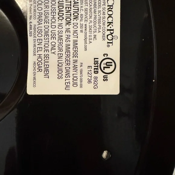 Crock-Pot 6.5 Quart Stainless Steel Slow Cooker - Picture 3 of 3